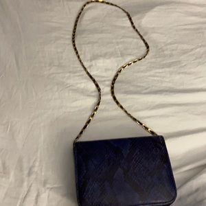 Purple snake skin Crossbody